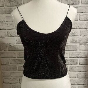 NWOT Intimately Free by Free People sparkle holiday crop top​​​​​​